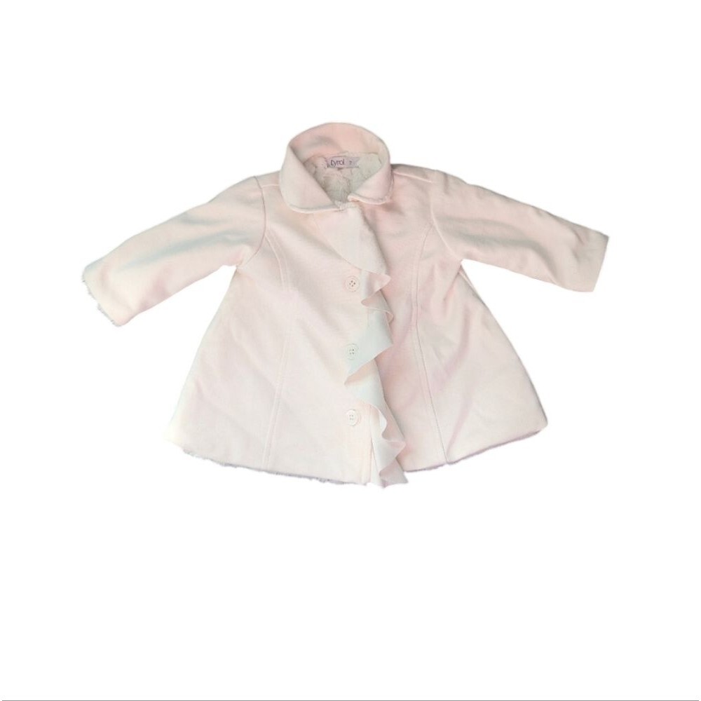 Tyrol Baby Girl White Coat Size 6 Months
